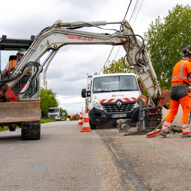 Réfection de tranchées - Odéon Réseaux