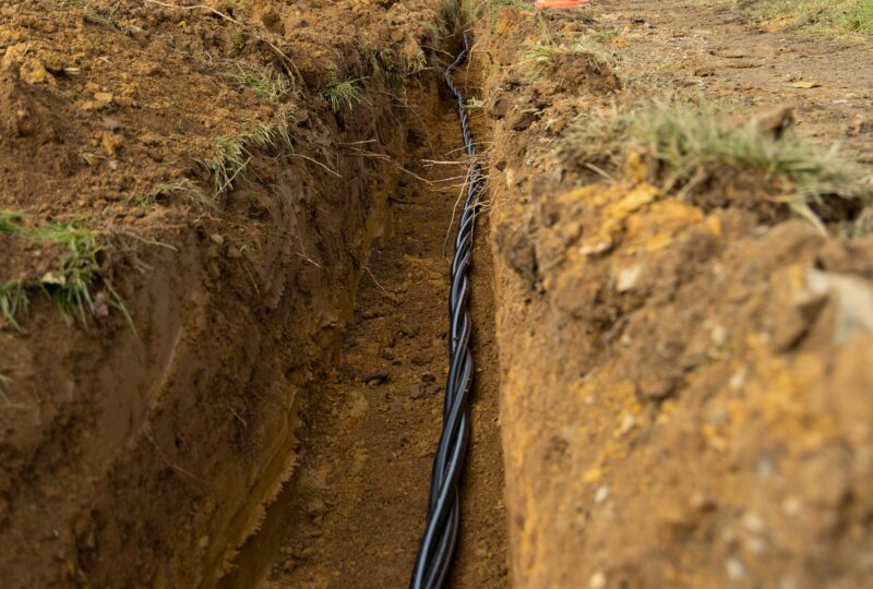 génie civil tranchée traditionnelle - Odéon Réseaux