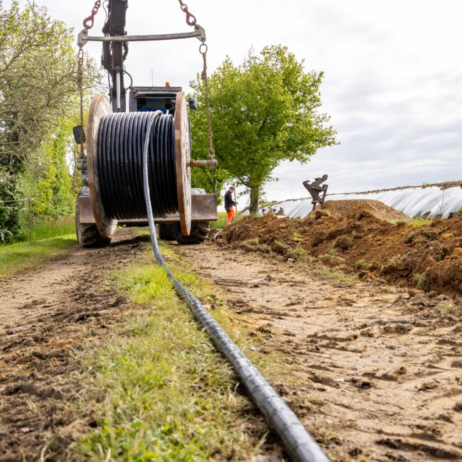 génie civil tranchée traditionnelle - Odéon Réseaux