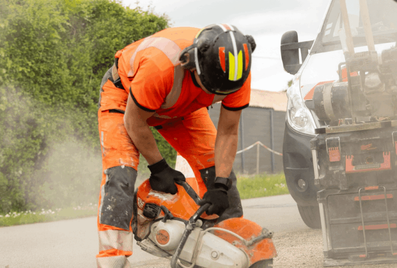 génie civil tranchée traditionnelle - Odéon Réseaux