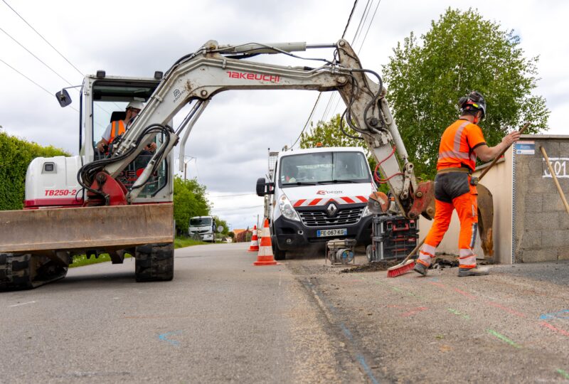 génie civil tranchée traditionnelle - Odéon Réseaux