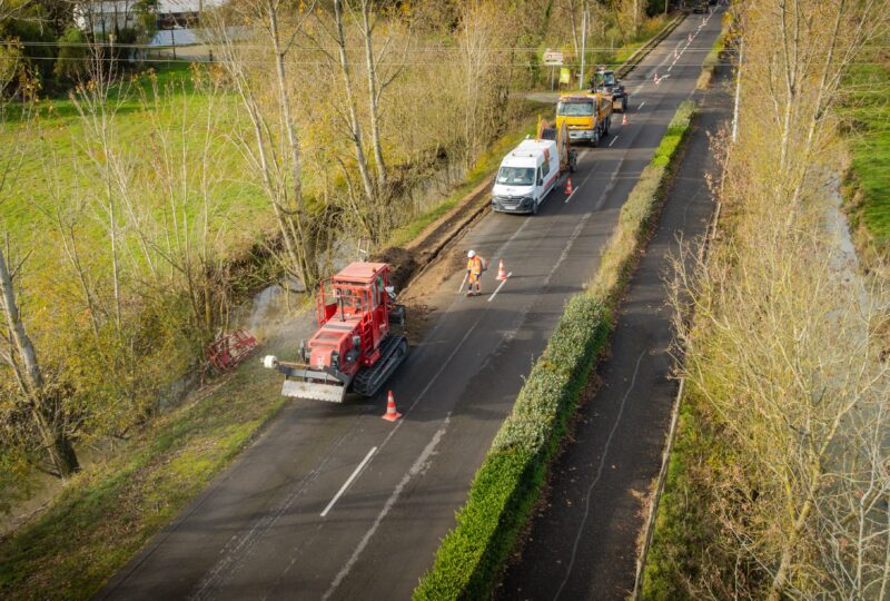 tranchées mécanisées - Odéon Réseaux